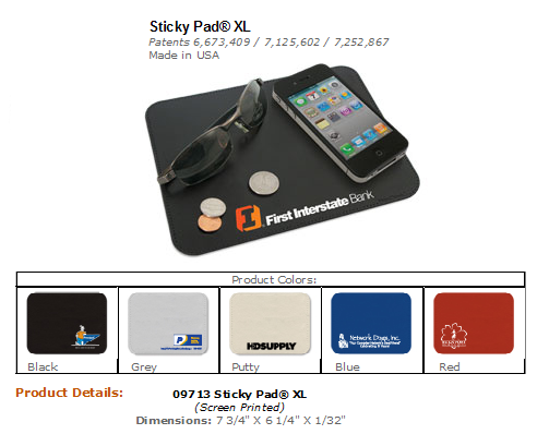 Extra Large Sticky Pad Dash Board Cell Phone Holder
