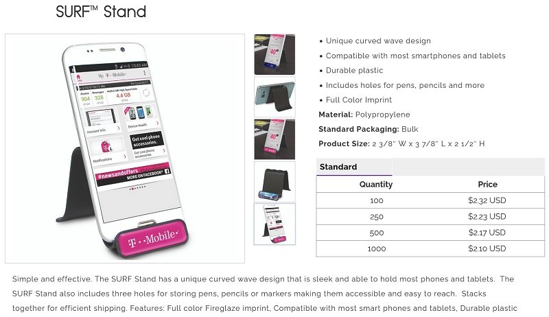 Surf Stand Phone Holder