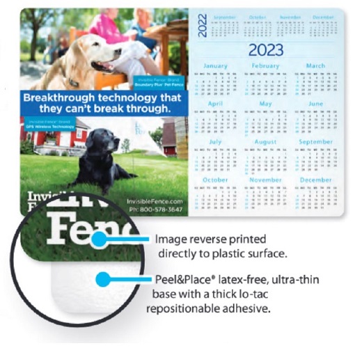 Adhesive Calendar Counter Mat